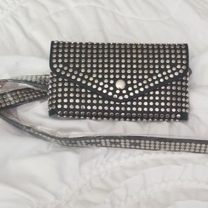 Black Bum Bag/Fanny Pack/Waiste or Crossbody Bag